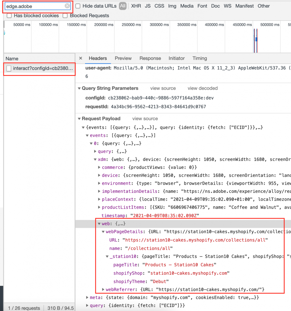 Debugging network calls